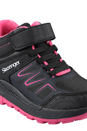 Slazenger KENTON I Unisex Çocuk Bot Siyah / Fuşya