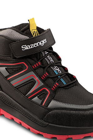 Slazenger KEPHAS Unisex Çocuk Bot Siyah / Kırmızı