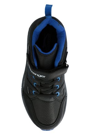 Slazenger KESHA Çocuk Cırt Cırtlı Siyah / Saks Mavi Bot
