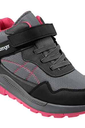 Slazenger KETI I Çocuk Cırt Cırtlı Gri / Gri Bot