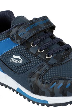 Slazenger EDMOND Sneaker Erkek Çocuk Ayakkabı Lacivert Kamuflaj