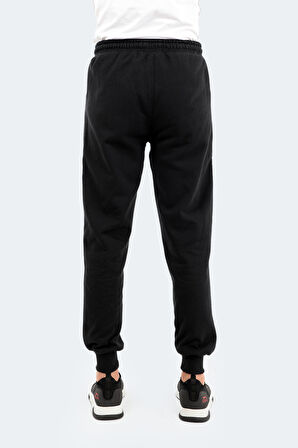 Slazenger NAHAL I Erkek Cepli Siyah Eşofman Altı