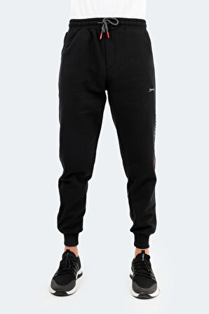 Slazenger NAHAL I Erkek Cepli Siyah Eşofman Altı