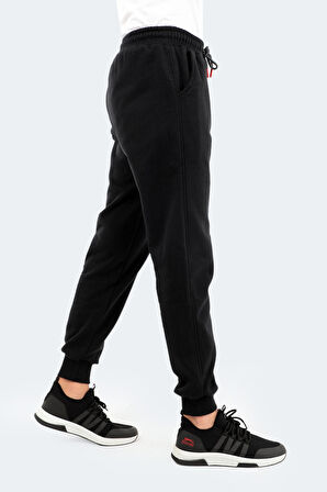 Slazenger NAHAL I Erkek Cepli Siyah Eşofman Altı