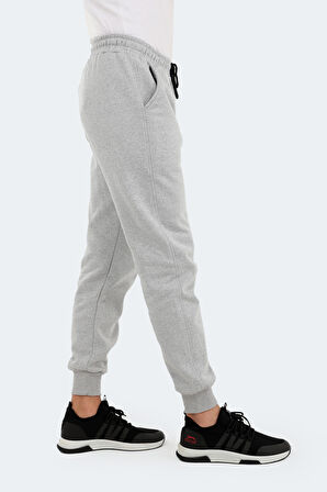 Slazenger NAHAL I Erkek Cepli Gri Eşofman Altı