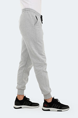 Slazenger NAHAL I Erkek Cepli Gri Eşofman Altı