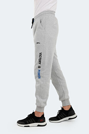 Slazenger NAHAL I Erkek Cepli Gri Eşofman Altı