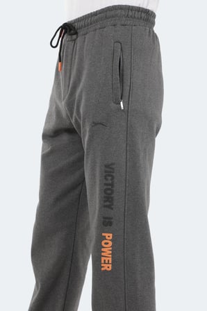 Slazenger NAUM I Erkek Cepli Koyu Gri Eşofman Altı