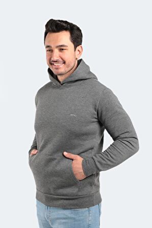 Slazenger Kapena Erkek Sweatshirt Koyu Gri