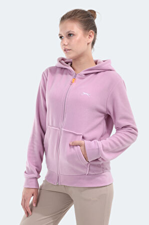 Slazenger SOFAL I Kadın Polar Sweatshirt Lila