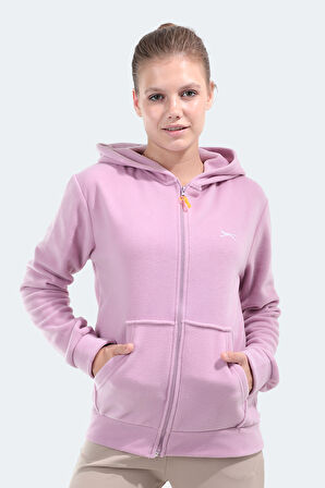 Slazenger SOFAL I Kadın Polar Sweatshirt Lila