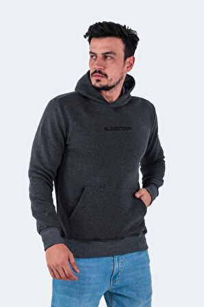 Slazenger Kapüşon Yaka Antrasit Erkek Sweatshırt ST22WE101-250 BUSTER