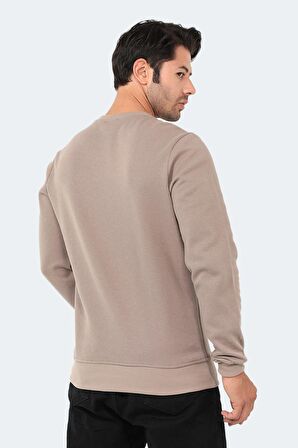 Slazenger Bisiklet Yaka Taş Erkek Sweatshırt ST22WE103-280BAR