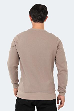 Slazenger Bisiklet Yaka Taş Erkek Sweatshırt ST22WE103-280BAR