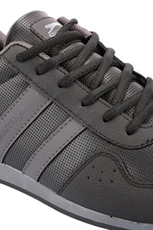 Slazenger OMEGA Büyük Beden Sneaker Erkek Ayakkabı Siyah / Siyah