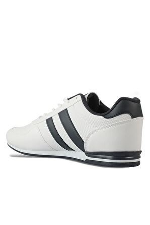 Slazenger OMEGA Büyük Beden Sneaker Erkek Ayakkabı Beyaz / Lacivert