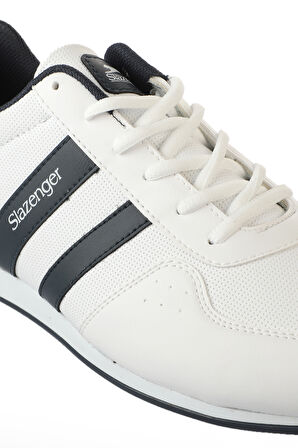Slazenger OMEGA Büyük Beden Sneaker Erkek Ayakkabı Beyaz / Lacivert