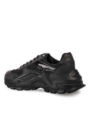 Slazenger ZAK Kadın  Siyah Rugan Günlük Spor Ayakkabısı