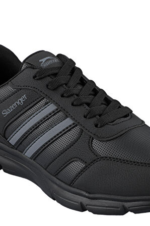 Slazenger ECKHARD I Erkek  Siyah / Siyah Koşu & Yürüyüş Spor Ayakkabısı