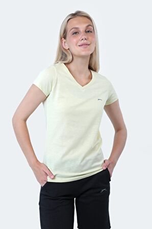 Slazenger REBELL I Kadın T-Shirt Sarı