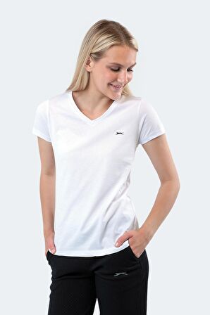 Slazenger REBELL I Kadın T-Shirt Beyaz