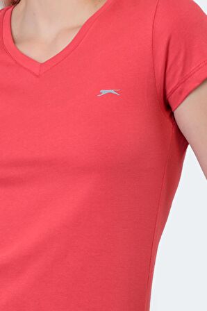 Slazenger REBELL I Kadın T-Shirt Kırmızı