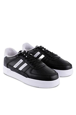 Slazenger CAMP Sneaker Erkek Ayakkabı Siyah / Beyaz