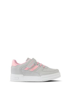 Slazenger CAMP Sneaker Kız Çocuk Ayakkabı Gri / Pembe