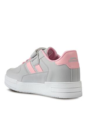 Slazenger CAMP Sneaker Kız Çocuk Ayakkabı Gri / Pembe