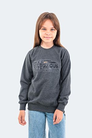 Slazenger DUNA IN Çocuk  Koyu Gri Sweatshirt