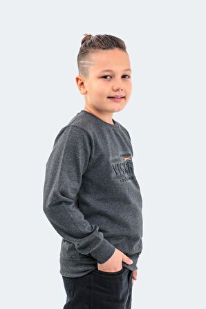 Slazenger DUNA IN Çocuk  Koyu Gri Sweatshirt