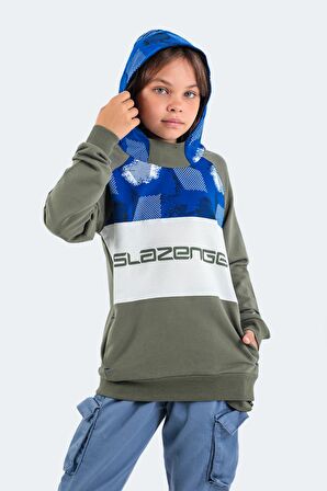 Slazenger DRAGICA Unisex Çocuk Sweatshirt Haki