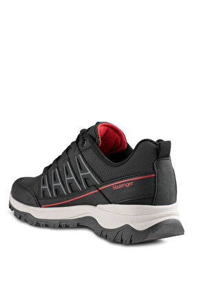 Slazenger KIERA I Sneaker Kadın Ayakkabı Siyah / Kırmızı