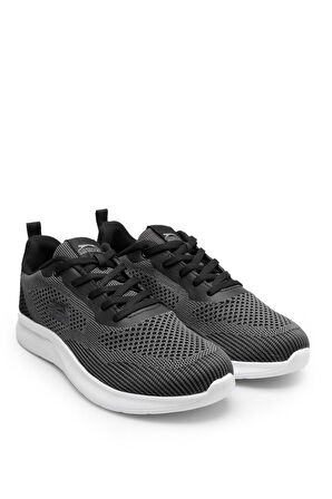 Slazenger ADWOA Sneaker Erkek Ayakkabı Siyah / Koyu Gri