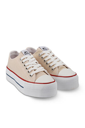 Slazenger SUPER I Sneaker Kadın Ayakkabı Bej