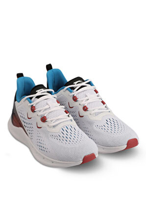 Slazenger WASSA Erkek  Beyaz / Kırmızı Koşu & Yürüyüş Spor Ayakkabısı