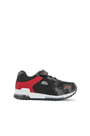 Slazenger EDMOND KTN Sneaker Erkek Çocuk Ayakkabı Siyah Kamuflaj