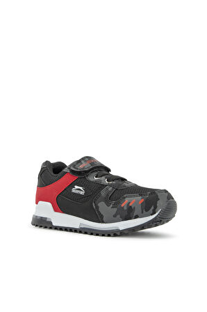 Slazenger EDMOND KTN Sneaker Erkek Çocuk Ayakkabı Siyah Kamuflaj