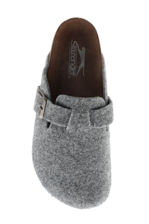 Slazenger LEO Keçe Erkek Ev Terliği Gri