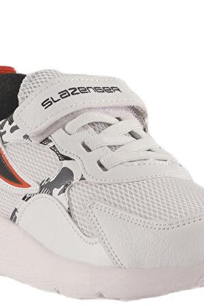 Slazenger KASHI KTN Çocuk Cırt Cırtlı Beyaz Sneaker