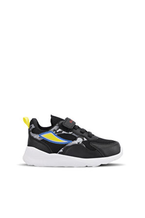 Slazenger KASHI KTN Çocuk Cırt Cırtlı Siyah / Kırmızı Sneaker