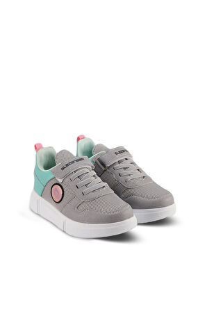 Slazenger KAVITHA KTN Sneaker Unisex Çocuk Ayakkabı Gri / Pembe