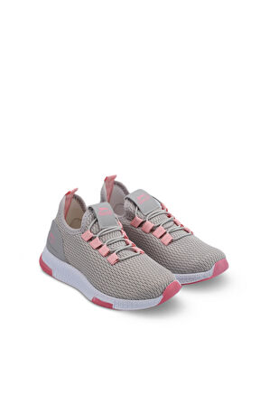 Slazenger ABENA I Sneaker Kız Çocuk Ayakkabı Gri / Pembe