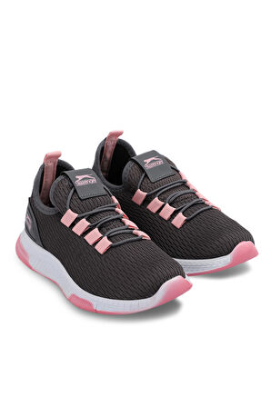 Slazenger ABENA I Sneaker Kız Çocuk Ayakkabı Koyu Gri / Pembe