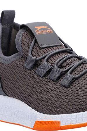 Slazenger ABENA I Sneaker Erkek Çocuk Ayakkabı Koyu Gri / Turuncu