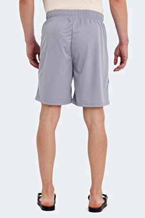 Slazenger RAKESH IN Erkek Cepli Fıtness Gri Şort