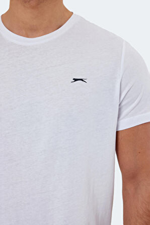 Slazenger ROSALVA Erkek T-Shirt Beyaz