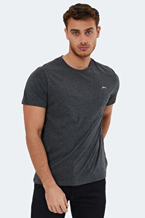 Slazenger ROSALVA Erkek  Koyu Gri Tişört