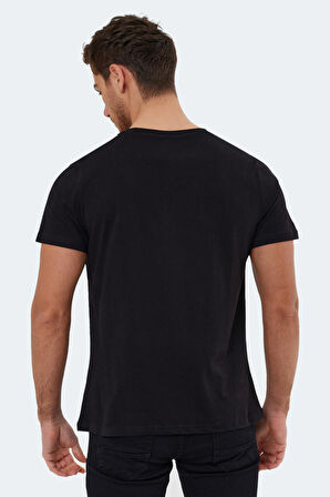 Slazenger RIVALDO Erkek T-Shirt Siyah