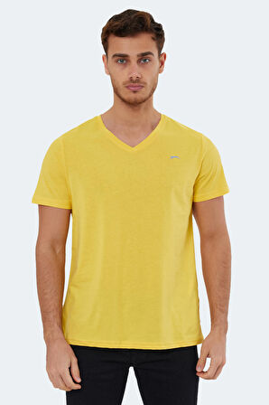 Slazenger RIVALDO Erkek T-Shirt Sarı